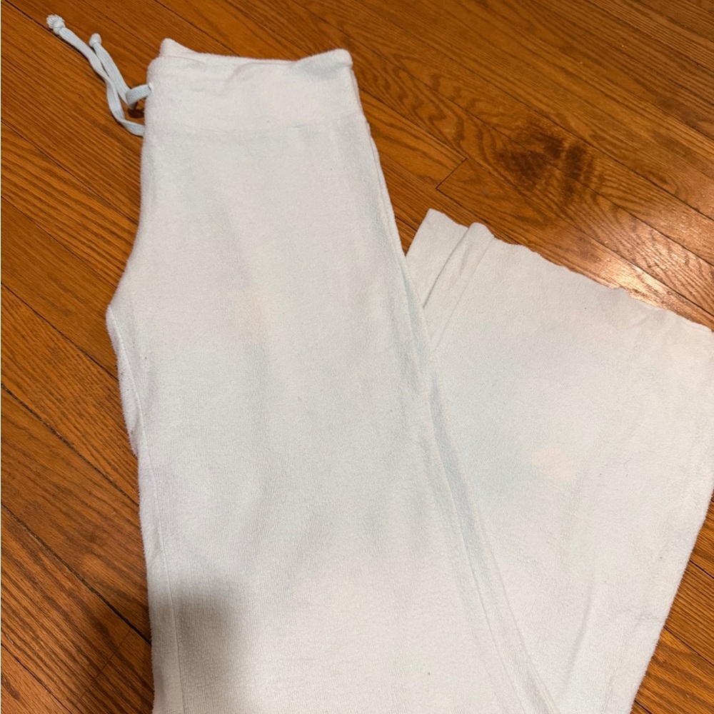 Wildfox Soft light blue Lounge Sweatpants | Size L | Cozy Fleece F